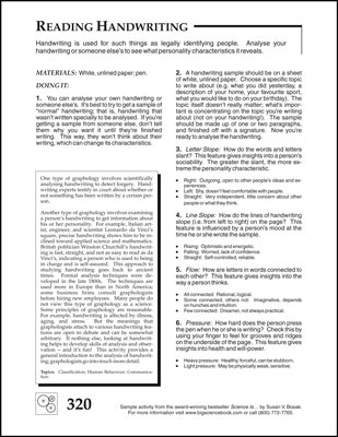 Reading Handwriting
