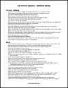 Life Interview Questions