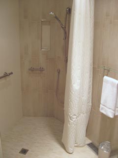 New Shower in the Trans/Multi-Generational Demonstration Space in the Legacy Center